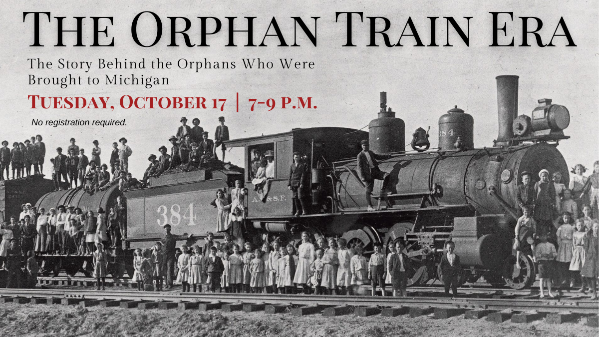 Bloomfield Historical Society Local History Program Series The Orphan